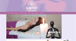 Desktop Screenshot of capriceestetica.com